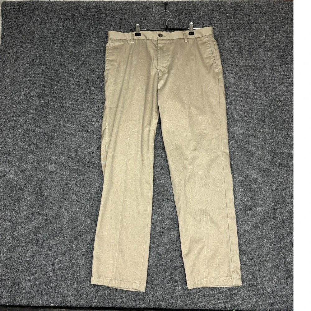 Dockers Chino Pants Mens 36x29 Tan Khaki 100% Cotton Straight Leg Trousers